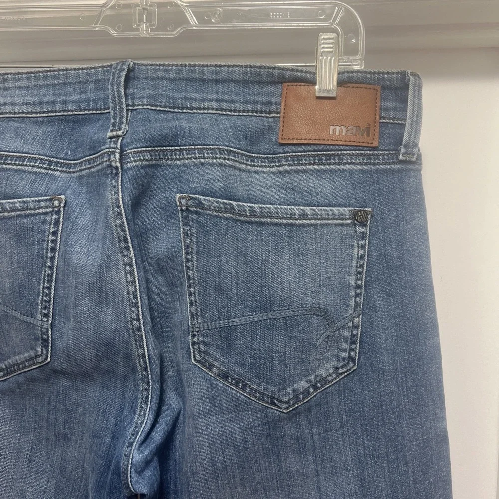 Mavi Jake‎ Slim Leg Jeans Mens Size 33x30 Med Blue Denim Cotton Stretch Comfort